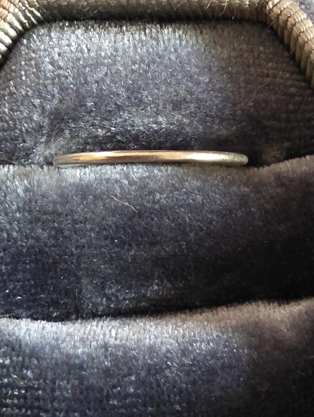 925 Silver Stacking Band Ring (Vintage)